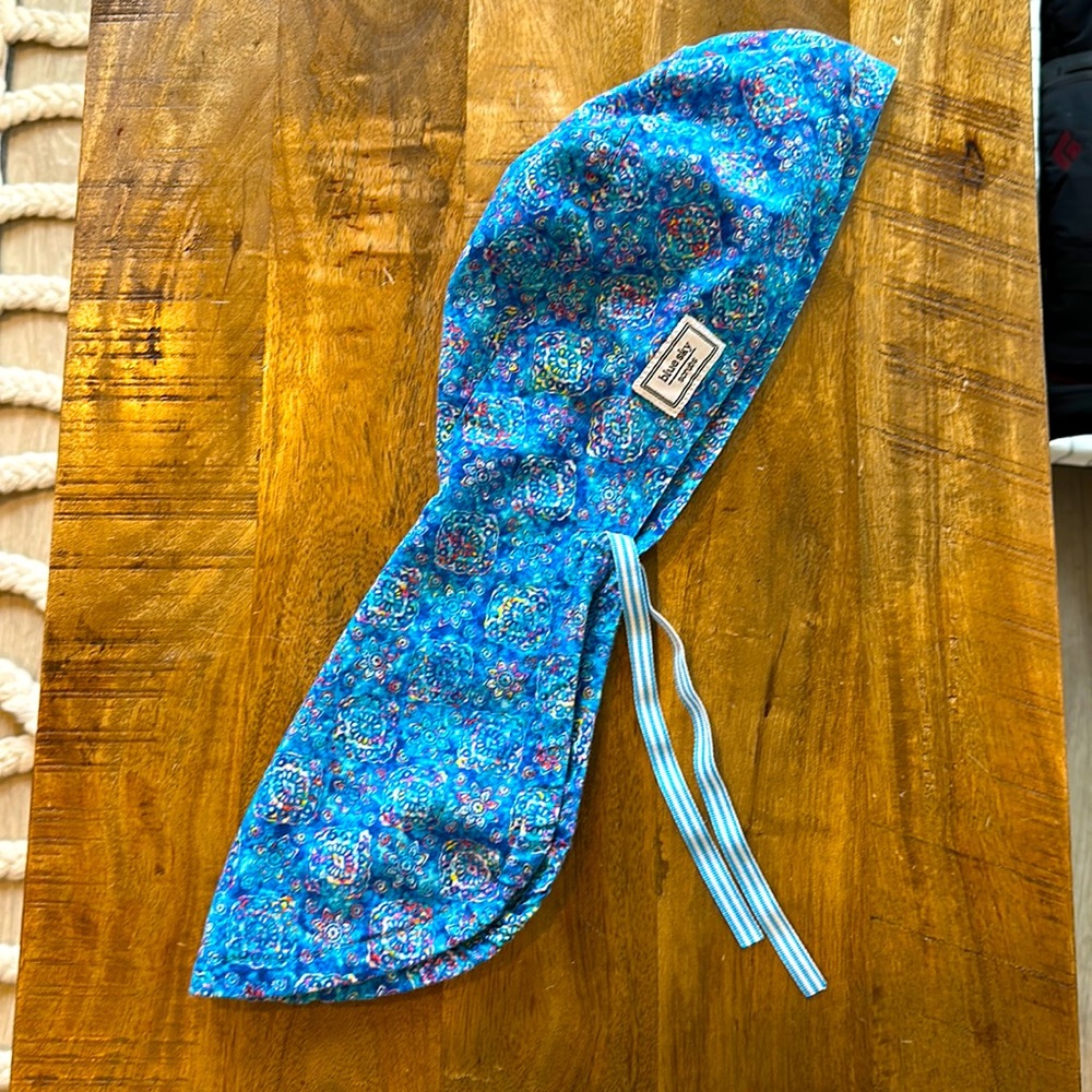 Blue sky scrub hats